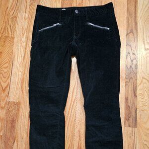 Gap Always Skinny Velvet Type Crop Zippers New Year's Eve
